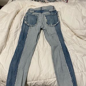 Revice 2 Tone Boyfriend Jeans